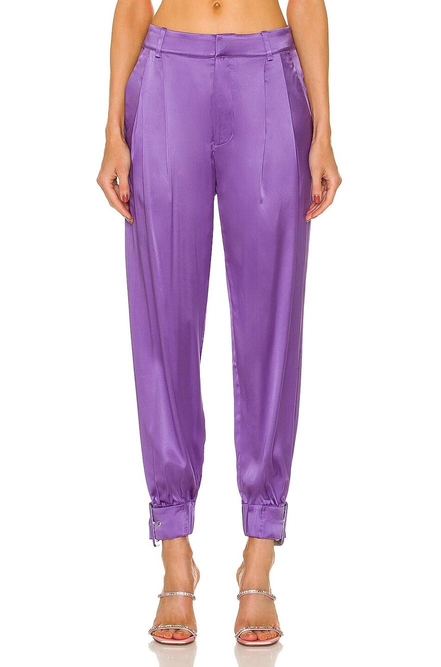Retrofete Sleek Violet Rocky Pants Size S NWT